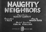 Watch Naughty Neighbors (Short 1939) 123movies