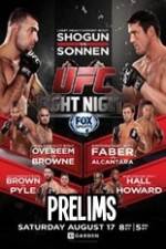 Watch UFC Fight Night 26 Preliminary Fights 123movies