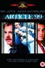 Watch Article 99 123movies