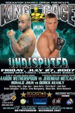 Watch King of the cage Undisputed 123movies