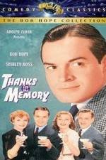 Watch Thanks for the Memory 123movies