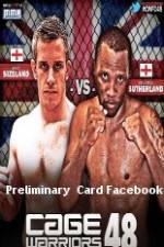 Watch Cage Warriors 48 Preliminary Card Facebook 123movies