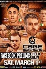 Watch Cage Warriors 65 Facebook prelims 123movies
