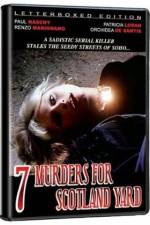 Watch Seven Murders for Scotland Yard 123movies