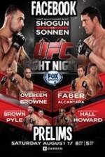 Watch UFC Fight Night 26 Facebook Prelims 123movies
